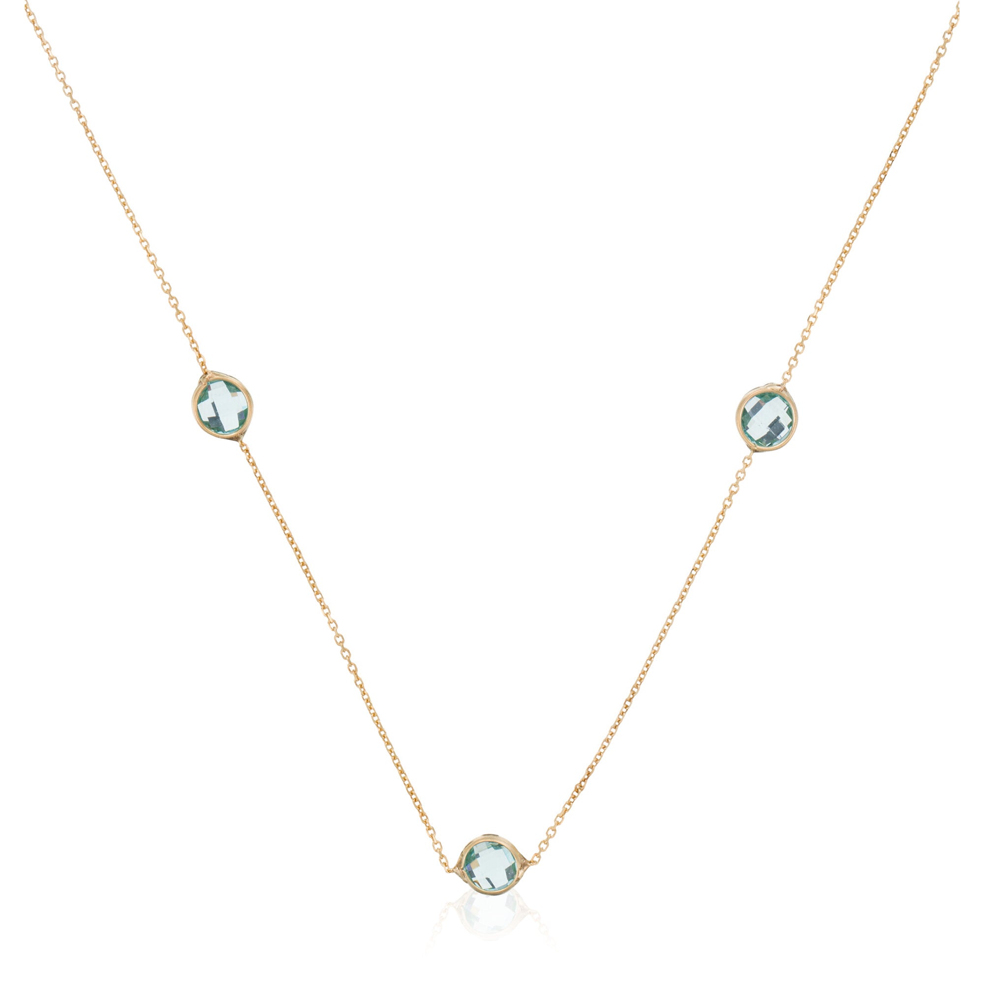 Gold & Topaz Necklace