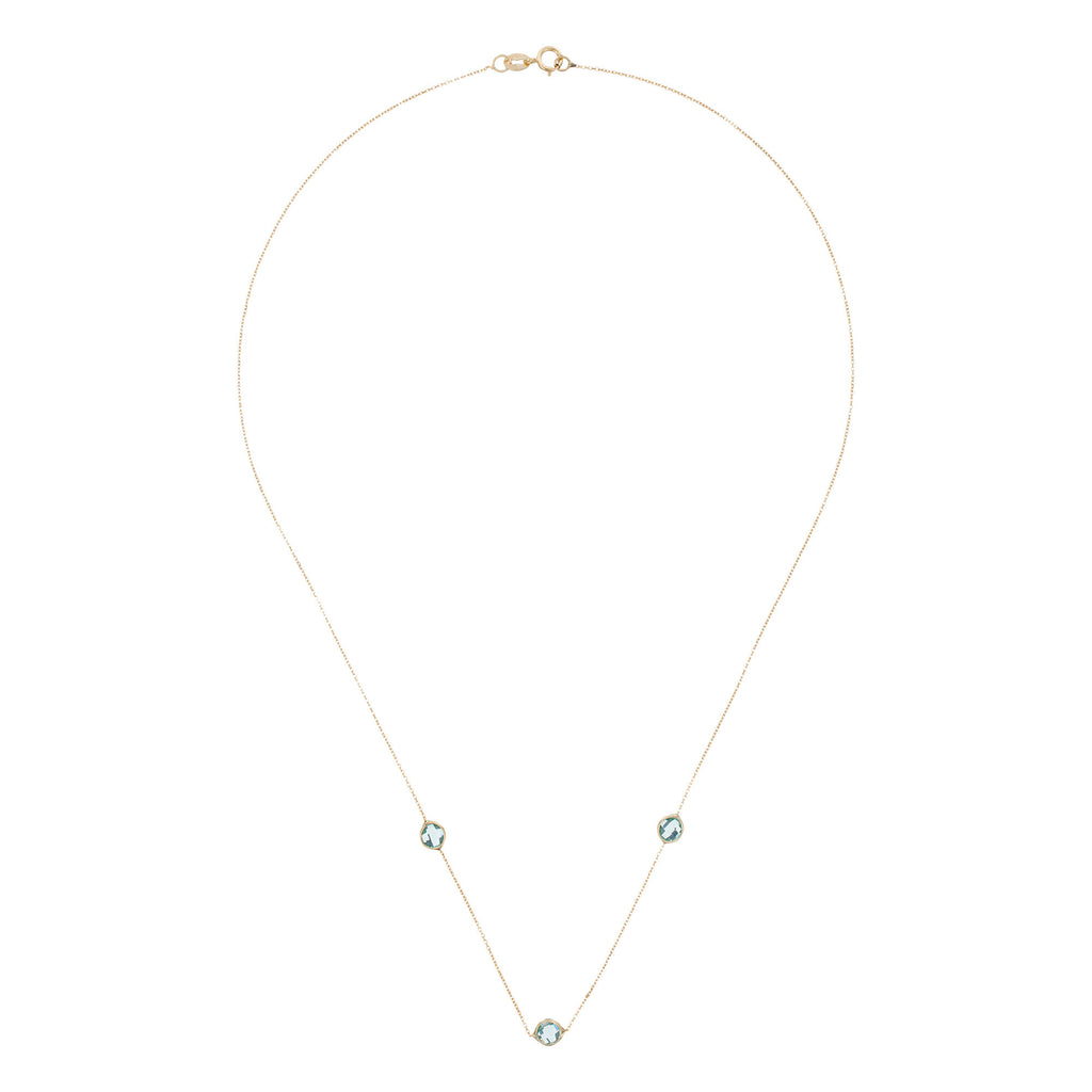 Gold & Topaz Necklace