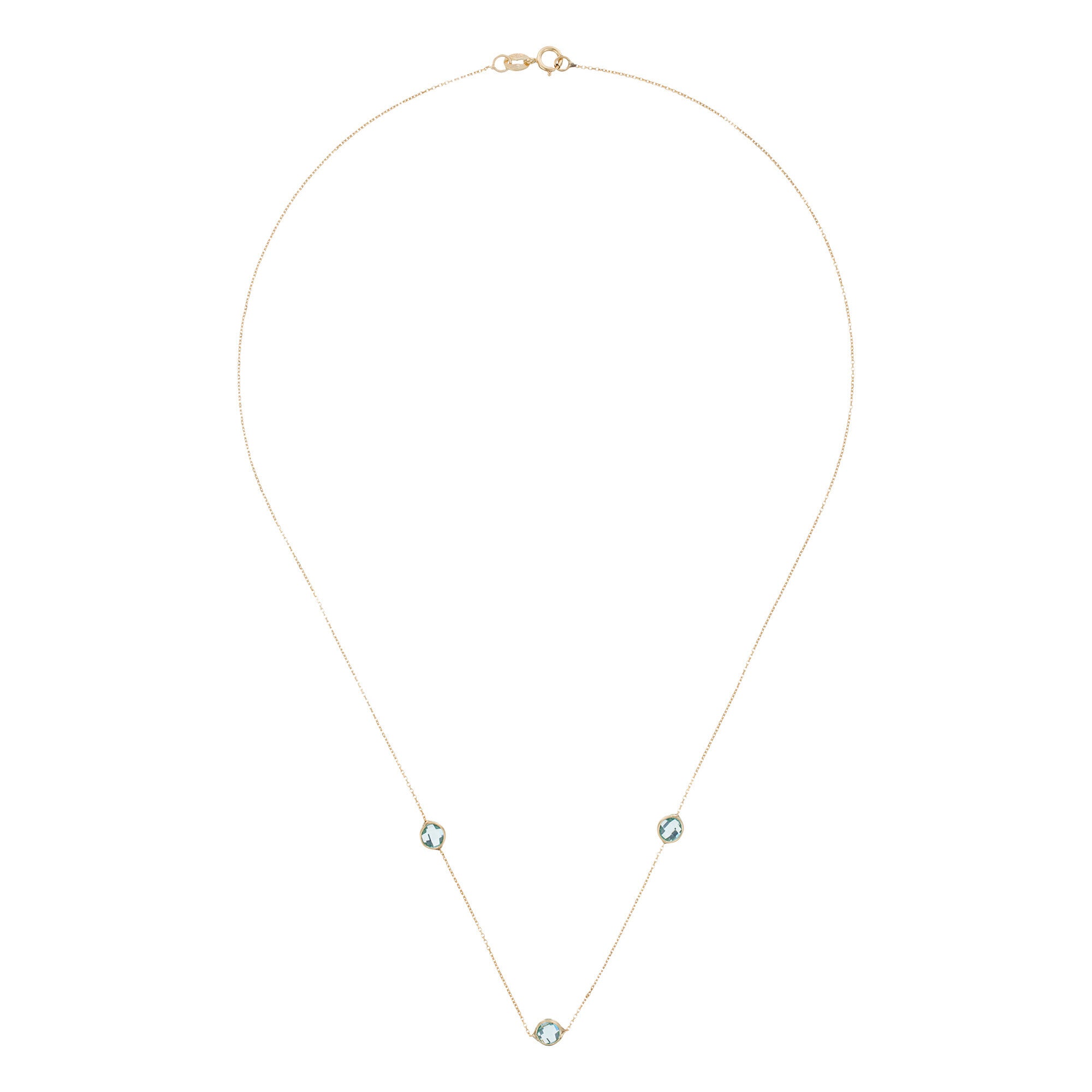 Gold & Topaz Necklace