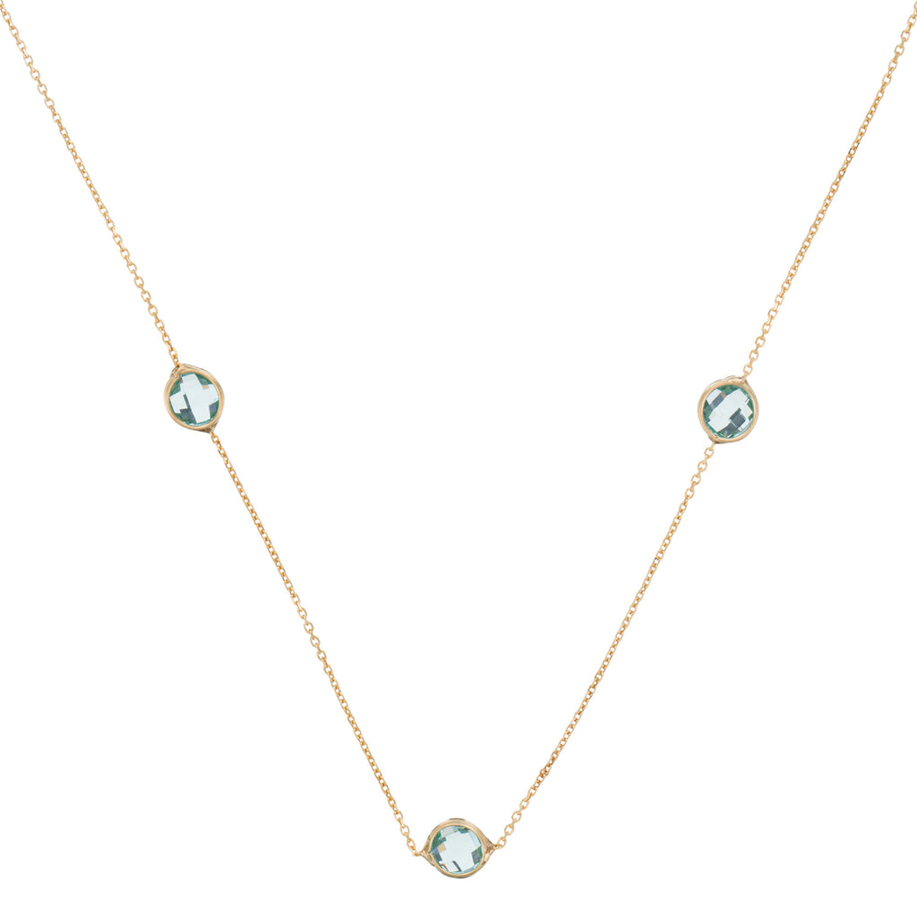 Gold & Topaz Necklace