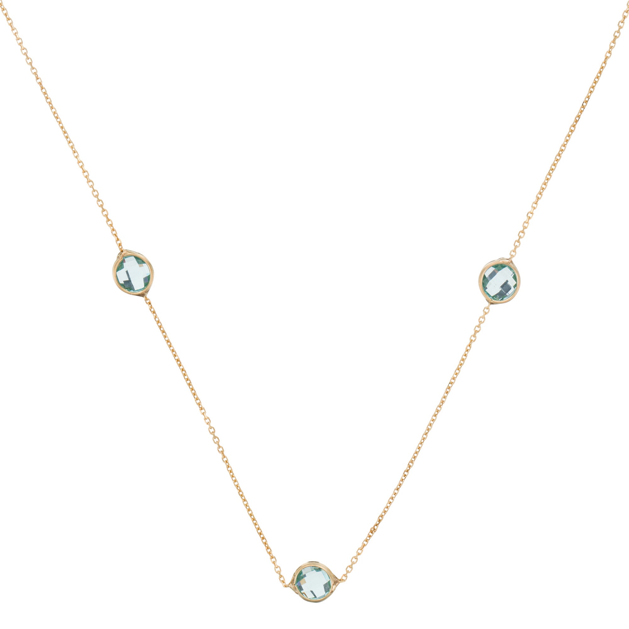 Gold & Topaz Necklace