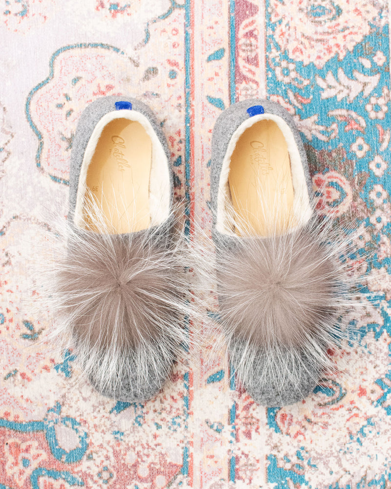 Pantuflas Benjamin - Gris - Mujer