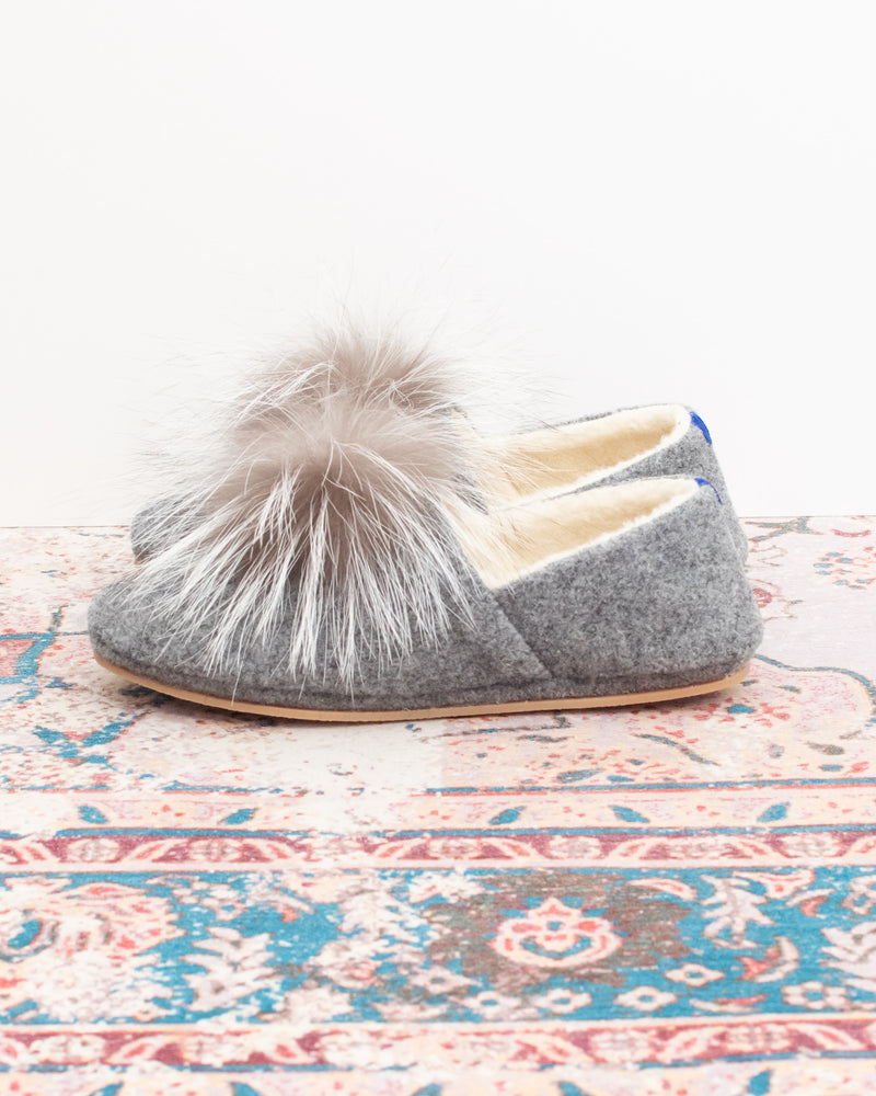 Pantuflas Benjamin - Gris - Mujer