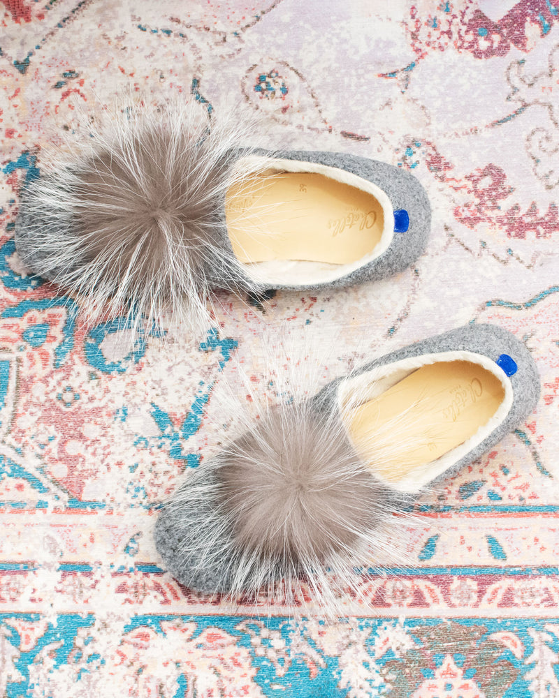 Pantuflas Benjamin - Gris - Mujer
