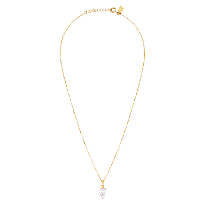 Collier Chacha Doré Blanc