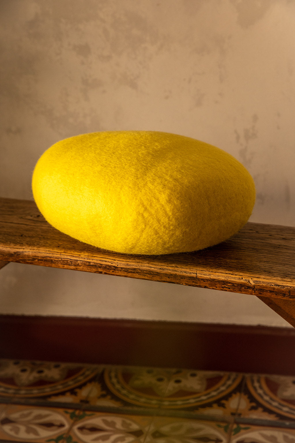 Kudde Chakati Oval - Citron
