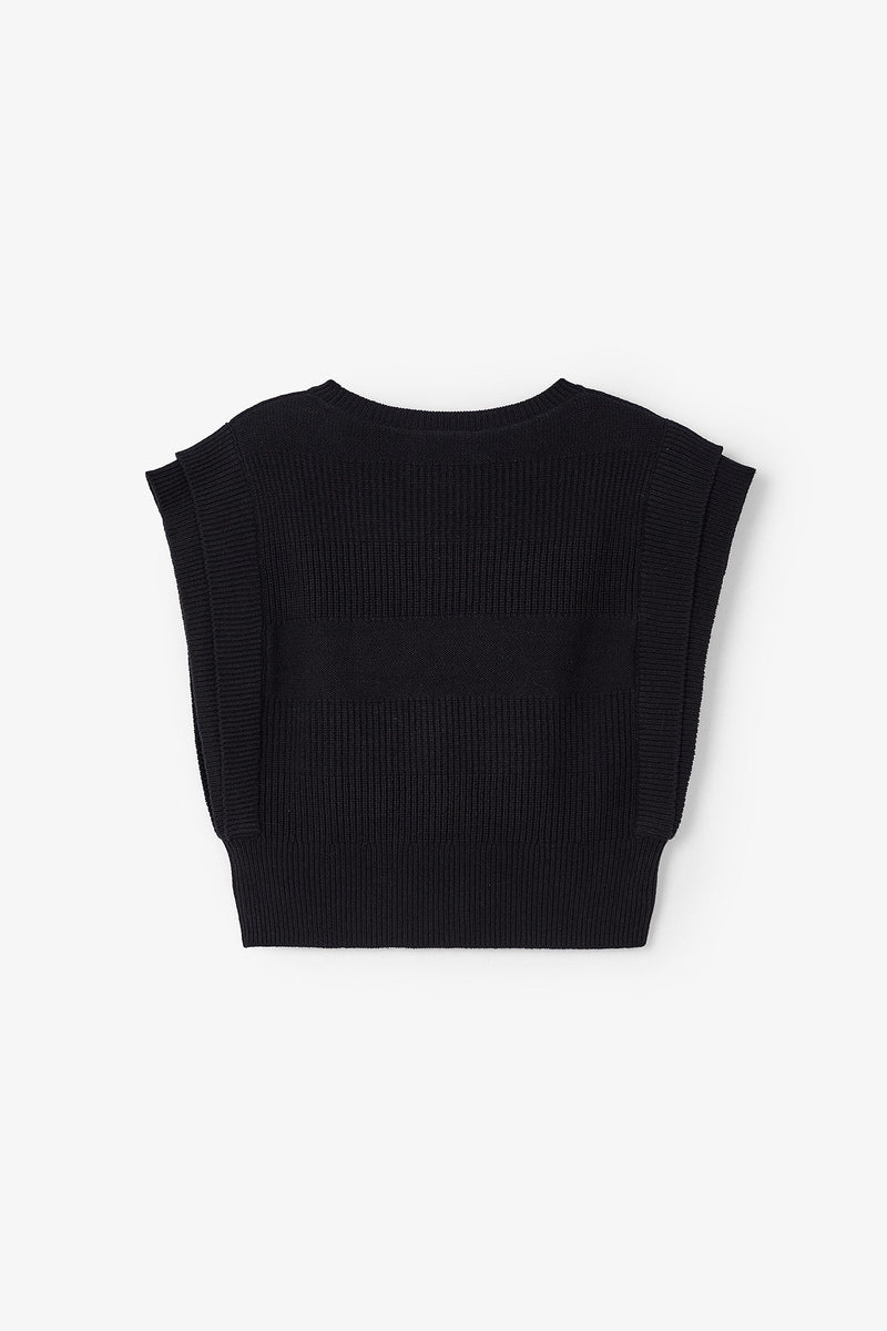 Top Ori Maille Noir
