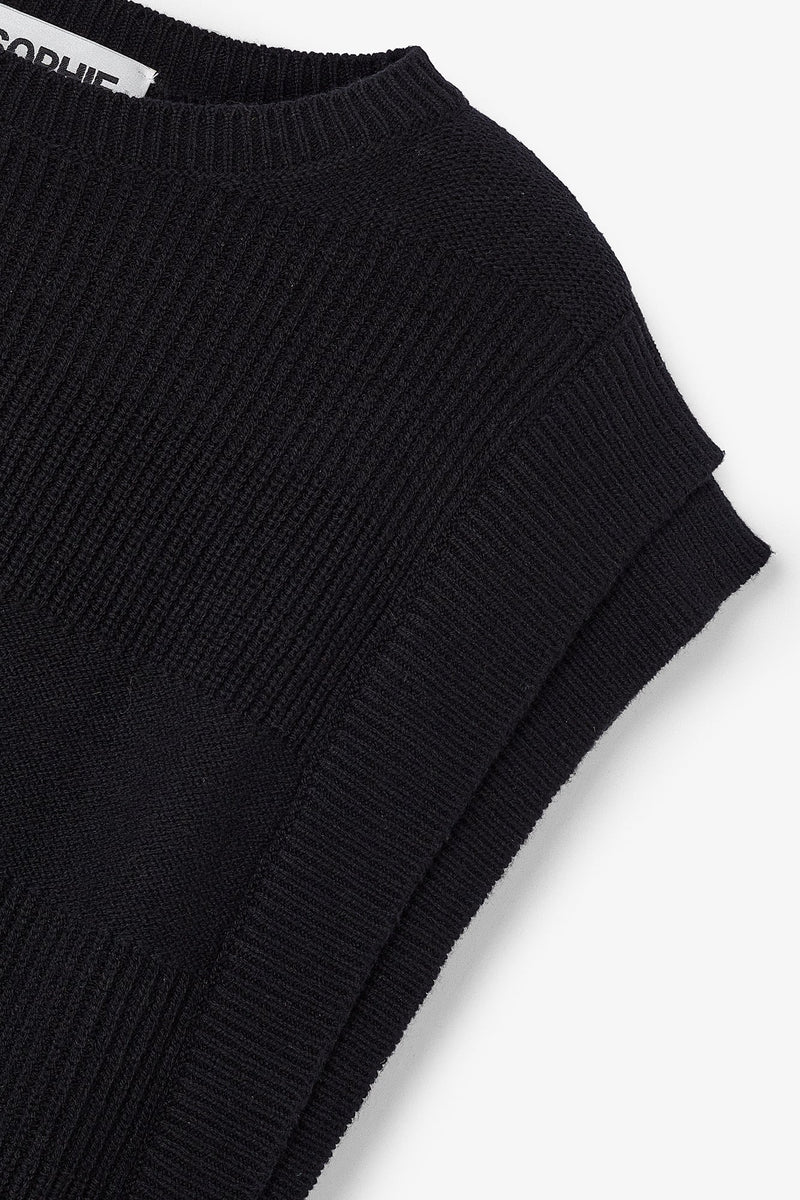 Top Ori Maille Noir