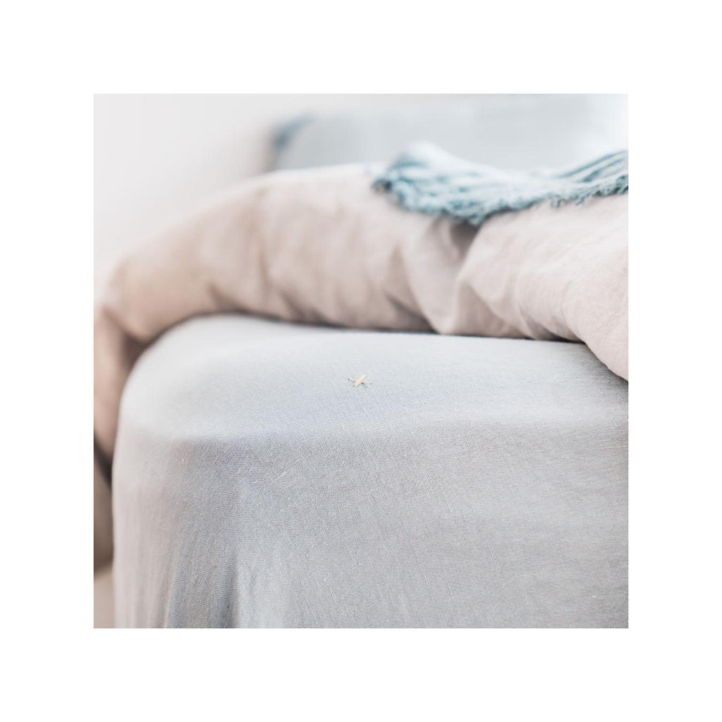 Fitted Sheet - Chambers - Aqua