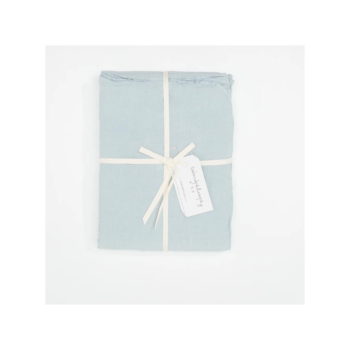 Fitted Sheet - Chambers - Aqua
