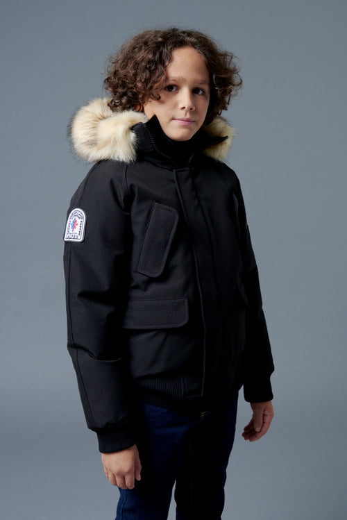 Bombers Chamonix Kids - Noir - Enfant Garçon