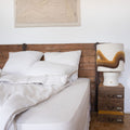 Fitted Sheet / B35cm - White
