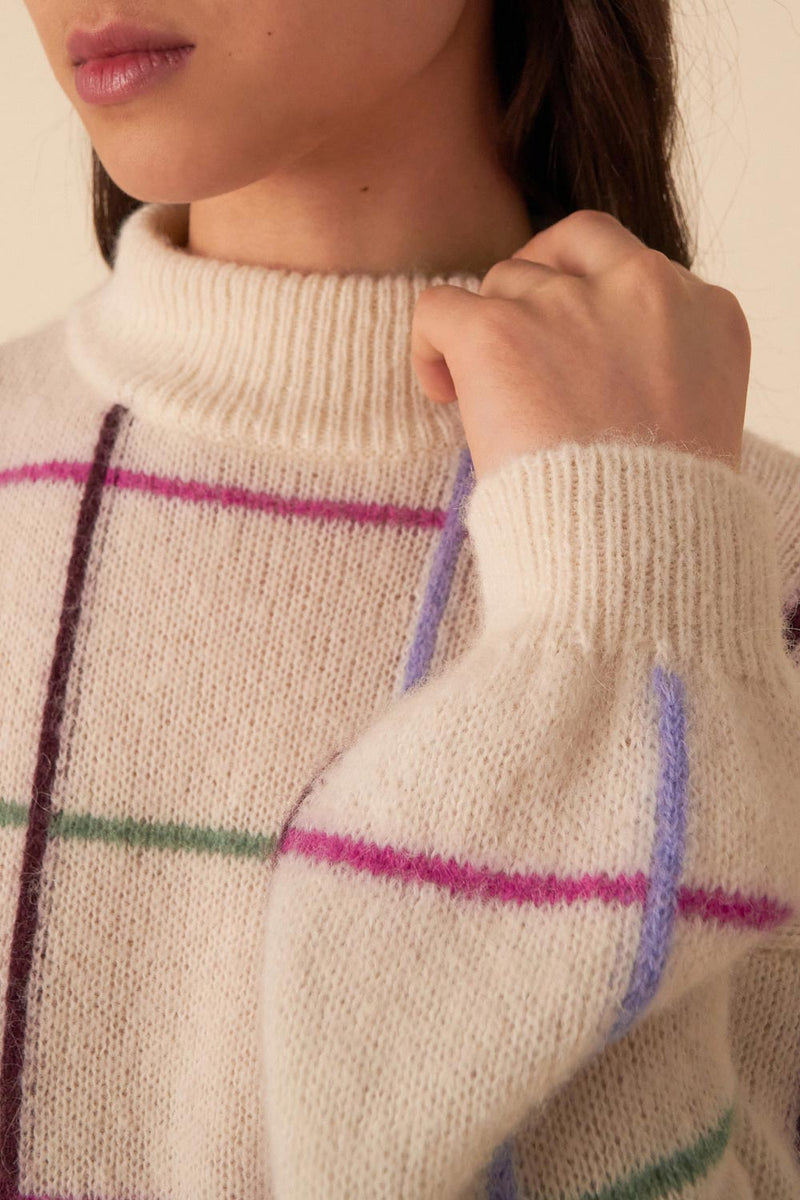 Chandler Sweater - Ecru/Multico