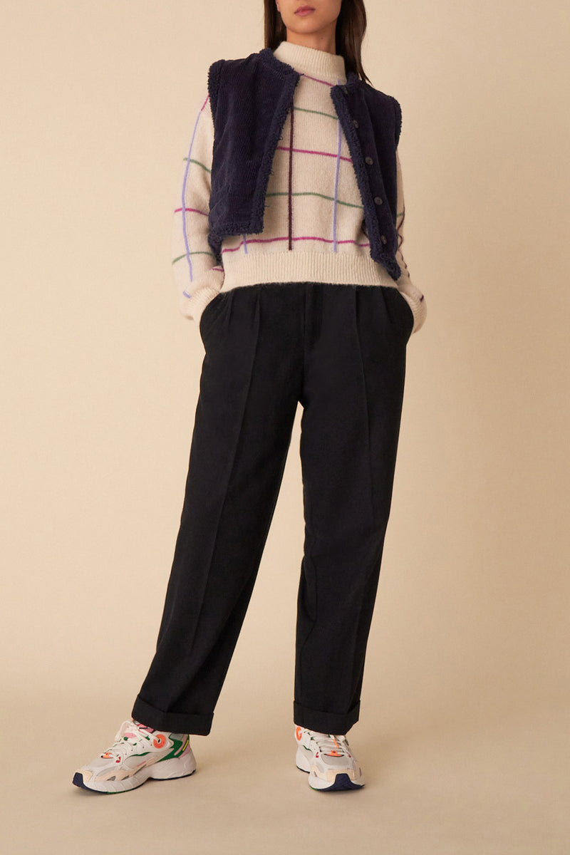 Chandler Sweater - Ecru/Multico