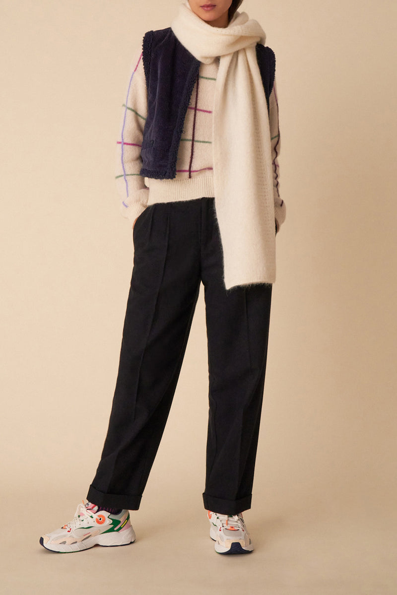 Chandler Sweater - Ecru/Multico