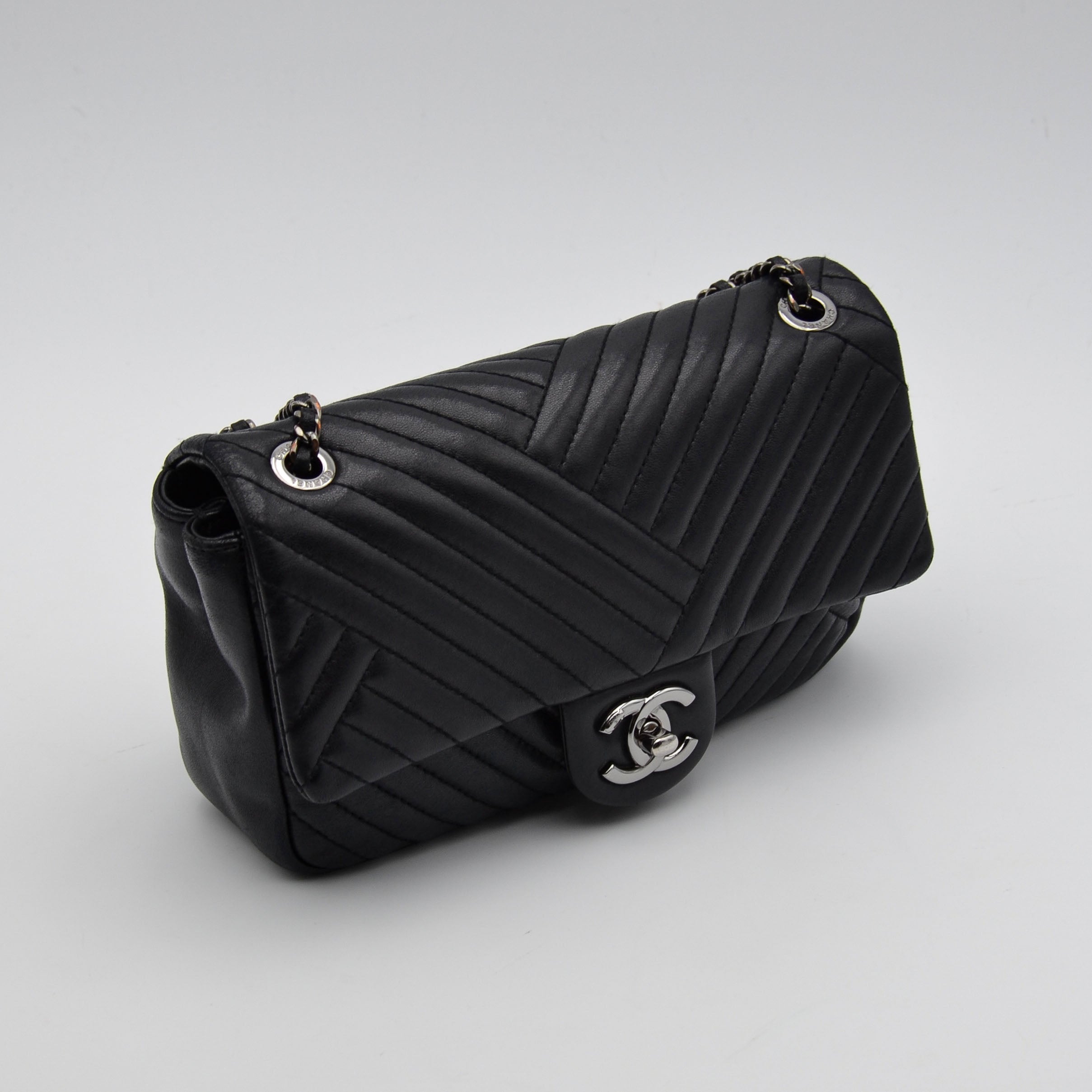Chanel Timeless Single Flap Chevron