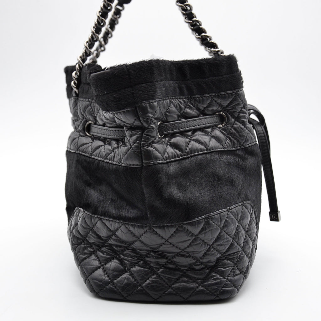 Chanel Tote Vintage Pony Hair Noir