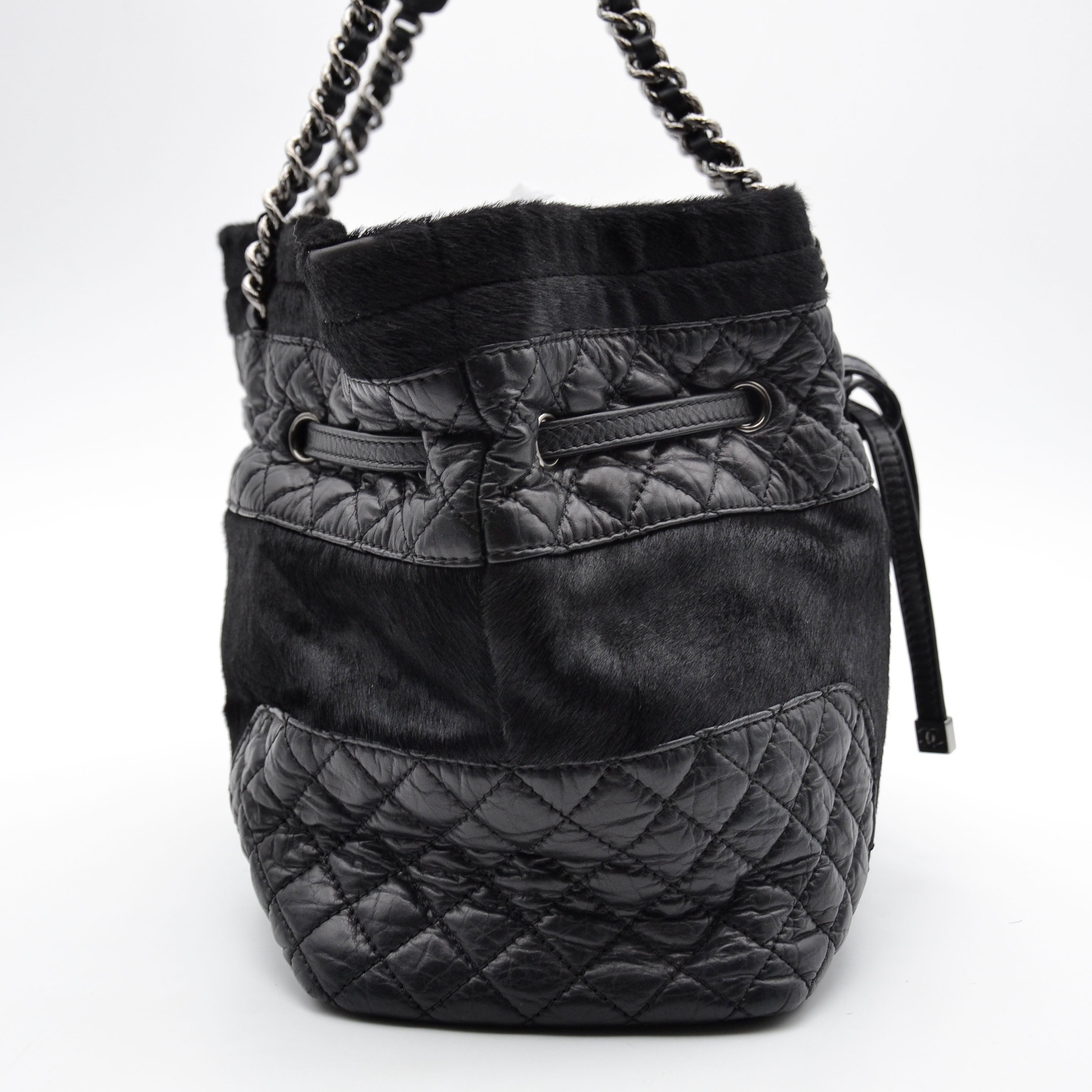 Chanel Tote Vintage Pony Hair Noir