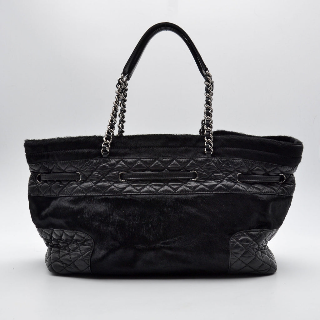 Chanel Tote Vintage Pony Hair Noir