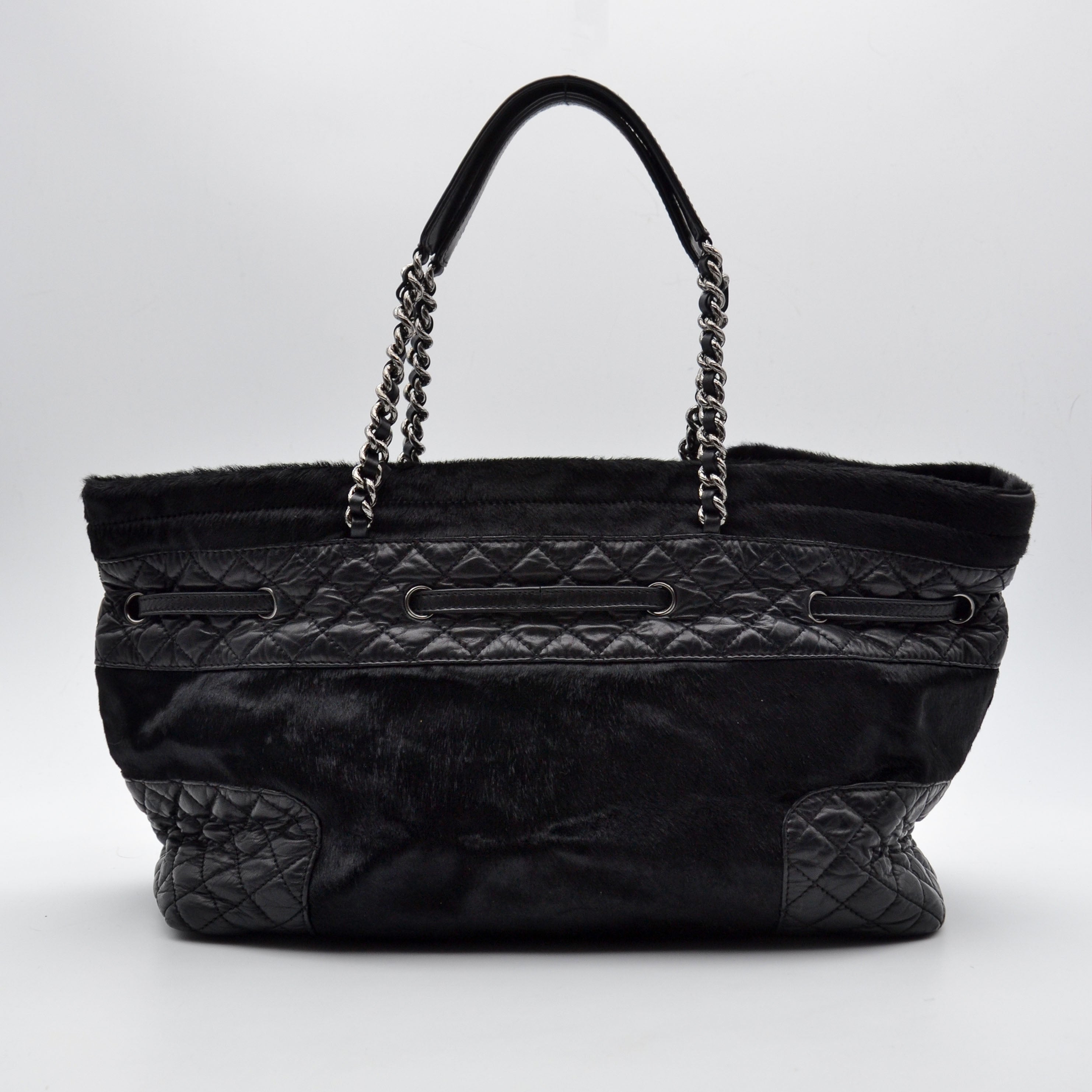 Chanel Tote Vintage Pony Hair Noir