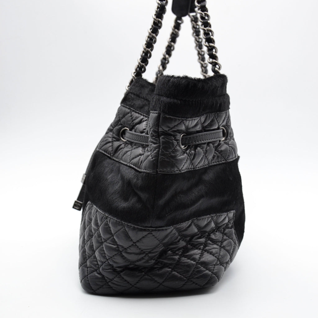 Chanel Tote Vintage Pony Hair Noir