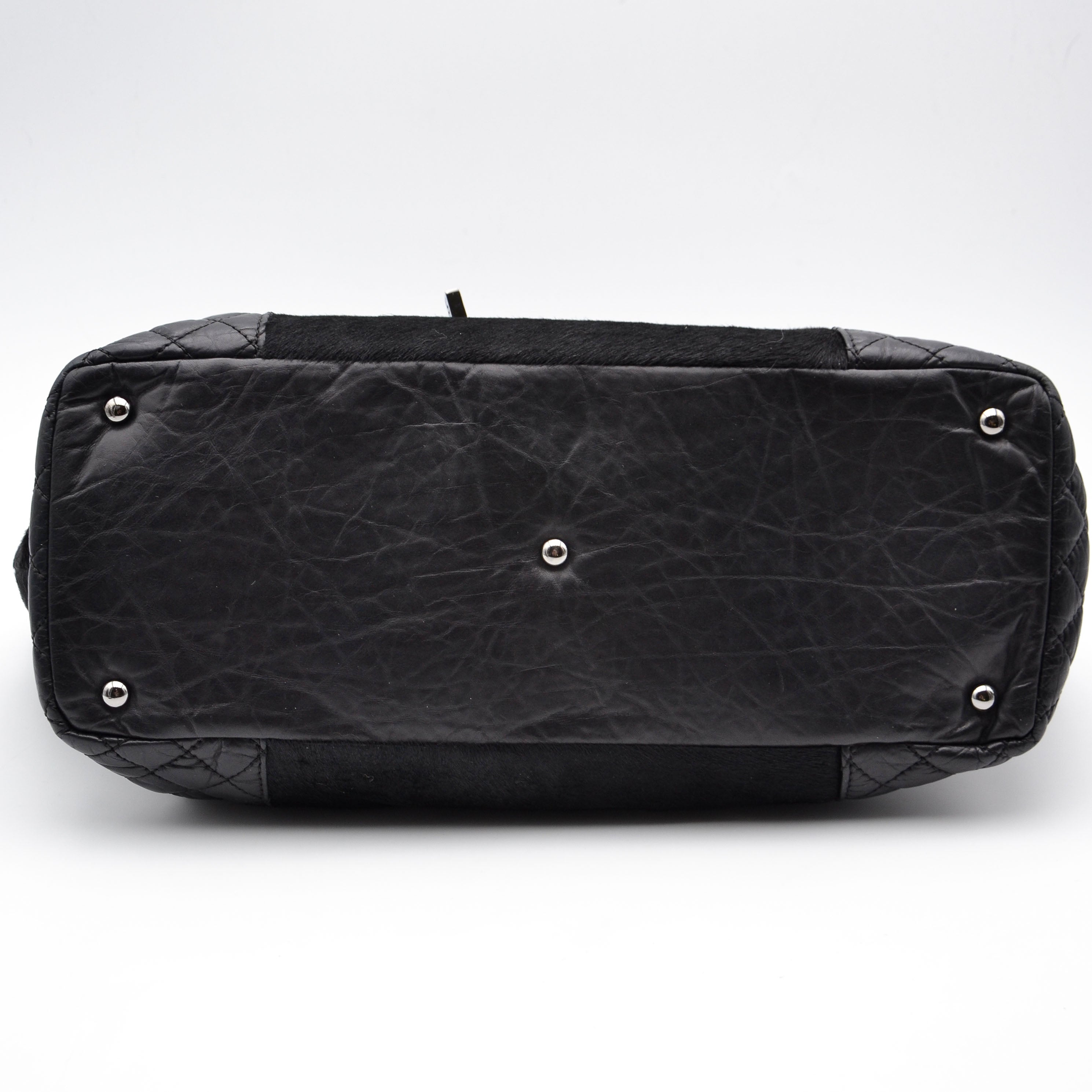 Chanel Tote Vintage Pony Hair Noir