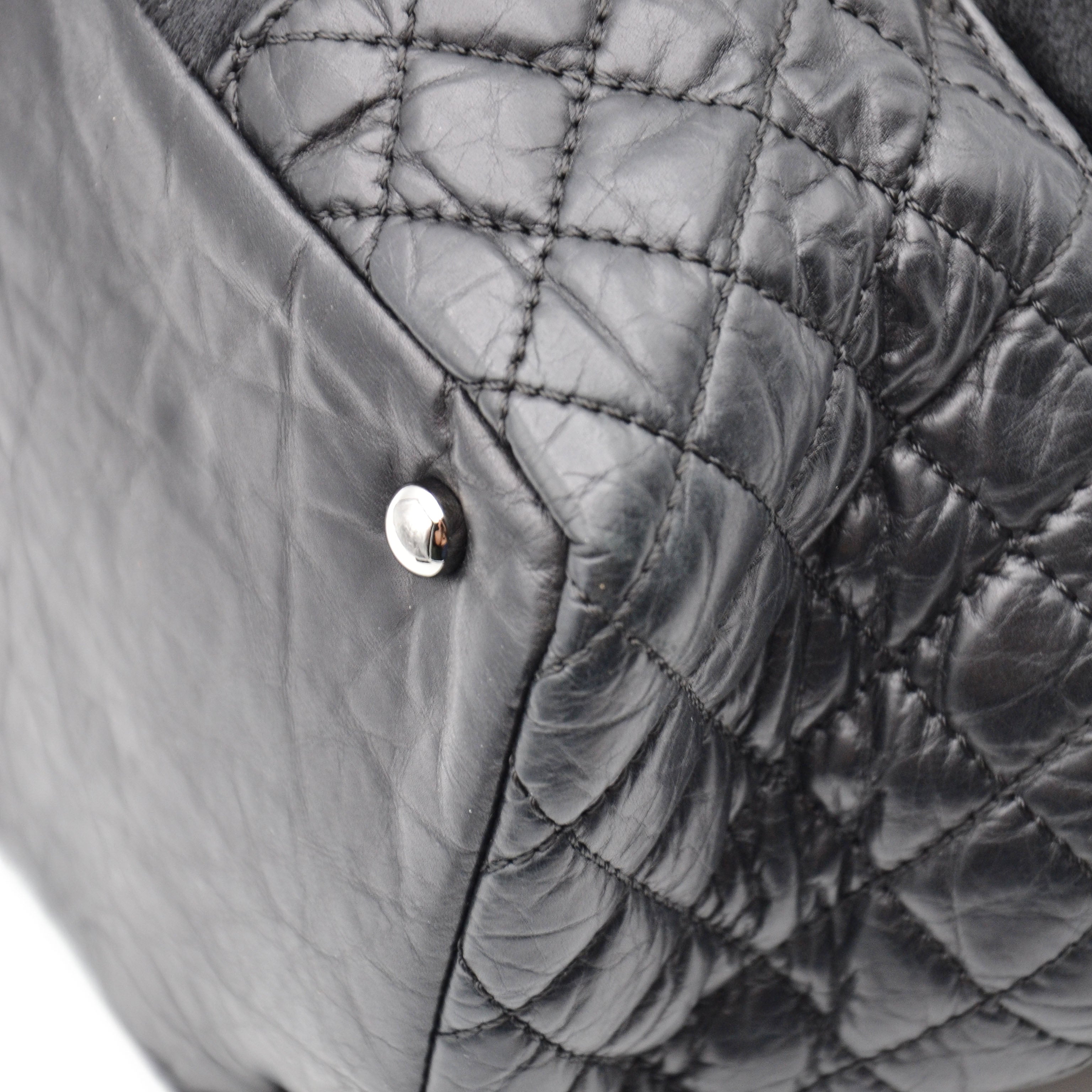 Chanel Tote Vintage Pony Hair Noir