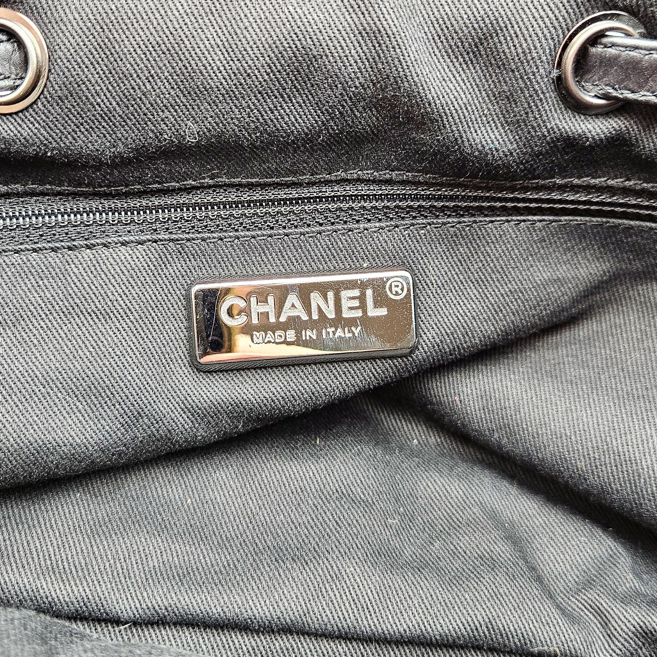 Chanel Tote Vintage Pony Hair Noir