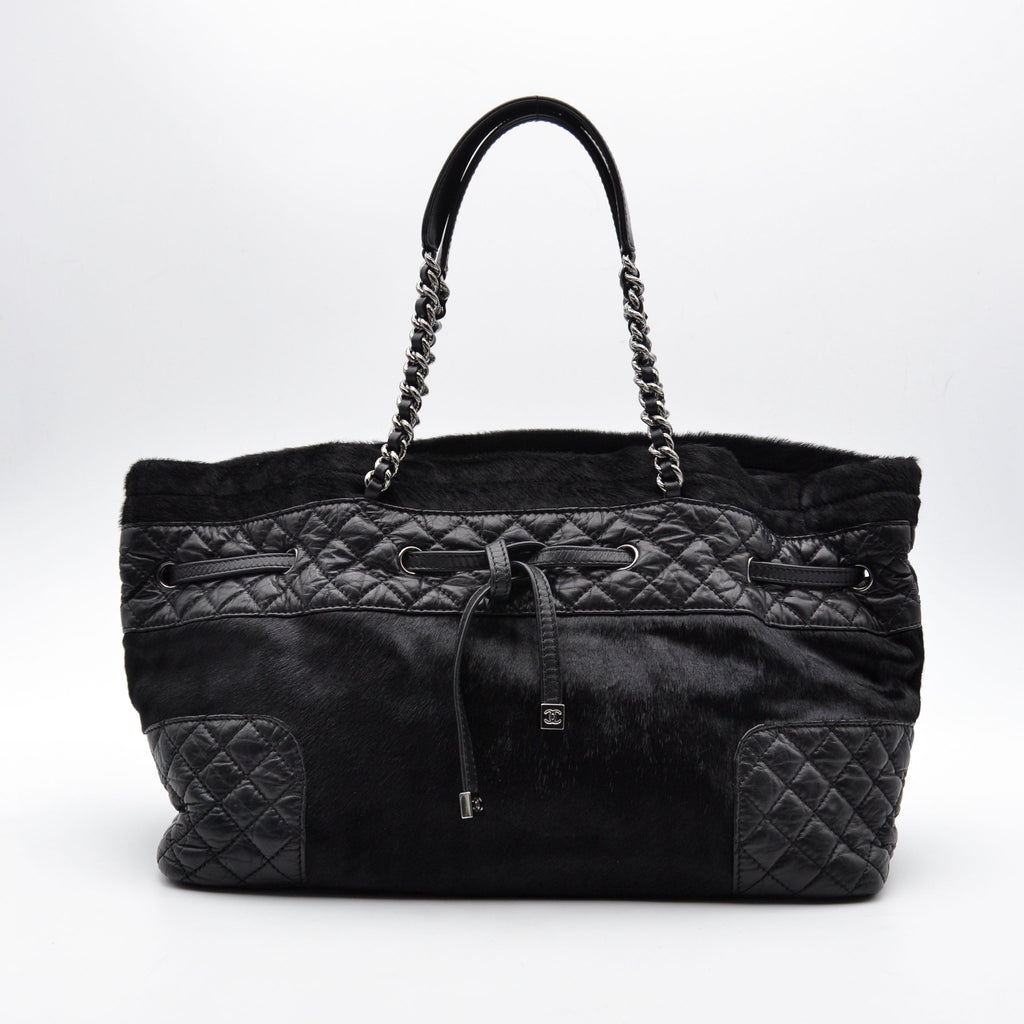 Chanel Tote Vintage Pony Hair Noir