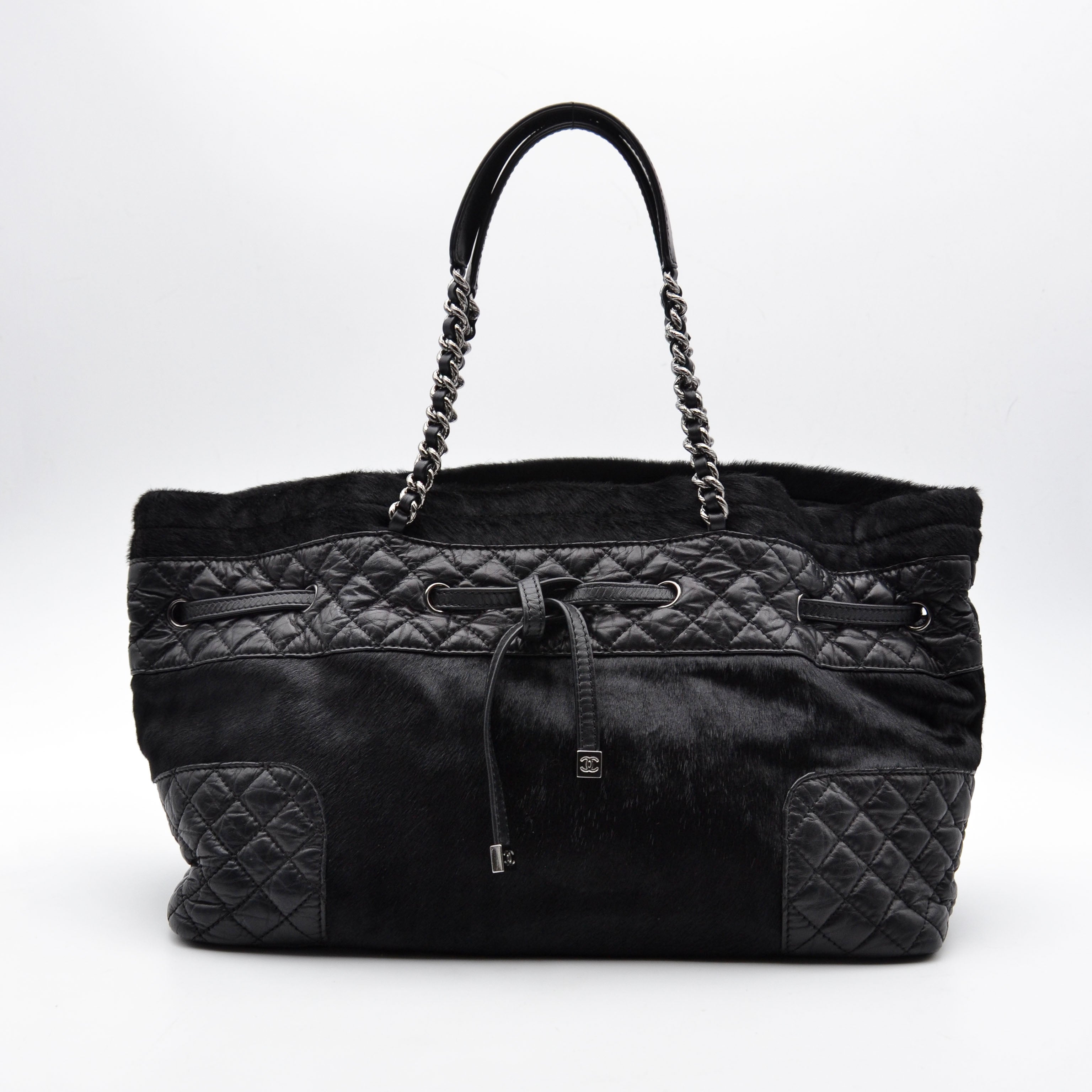 Chanel Tote Vintage Pony Hair Noir