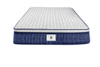 Chantilly - Ensemble Matelas + Sommier - Blanc/ Bleu