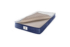 Chantilly - Ensemble Matelas + Sommier - Blanc/ Bleu