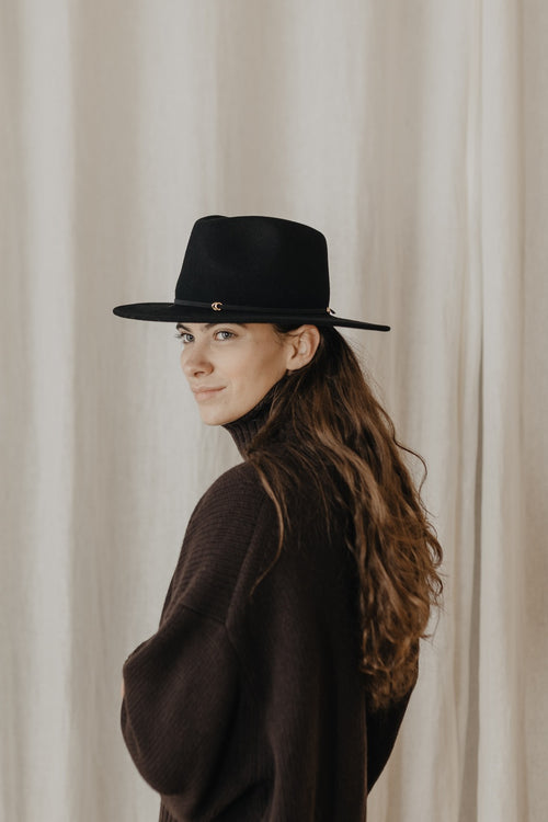 Chapeau Feutre Agatha - Black