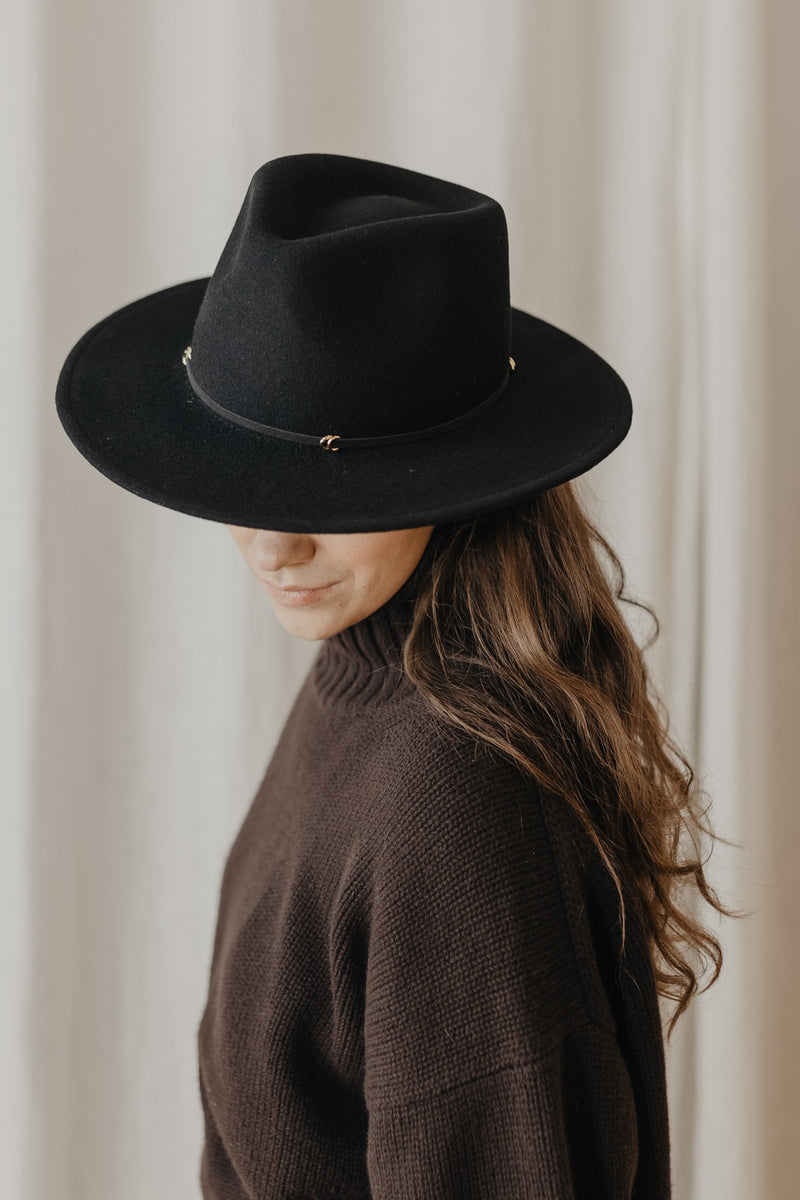 Chapeau Feutre Agatha - Black