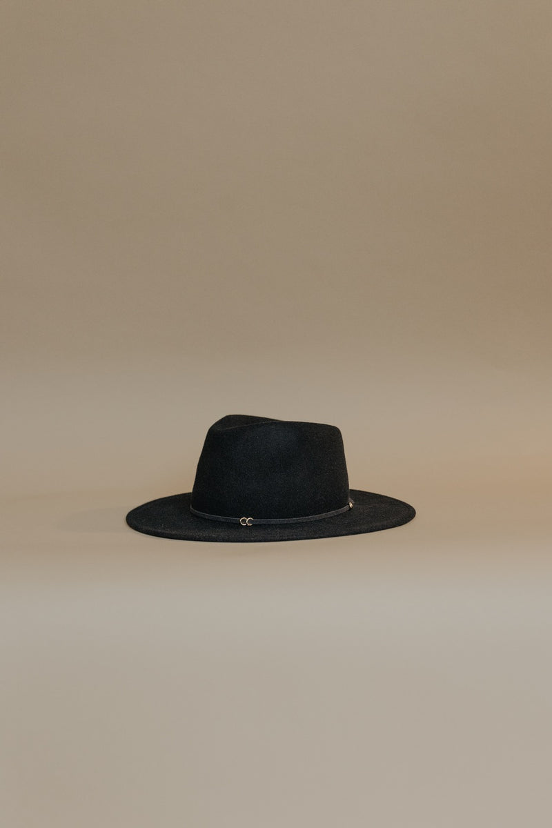 Chapeau Feutre Agatha - Black