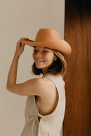 Palermo Felt Hat - Apricot