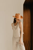 Palermo Felt Hat - Apricot
