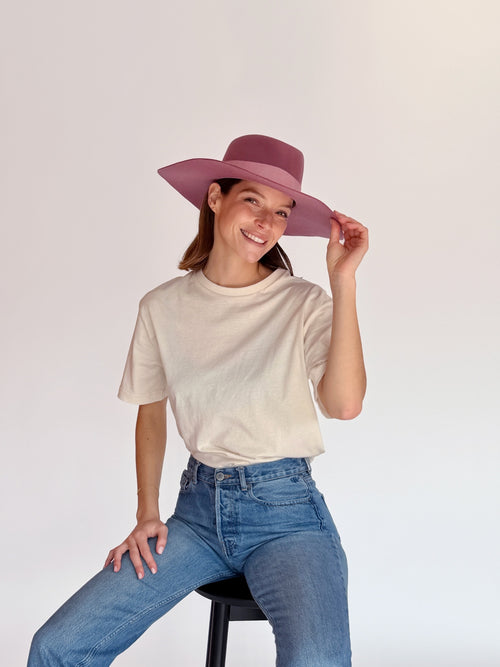 Chapeau Feutre Paul - Nostalgia Pink