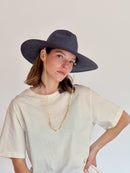 Sunny Straw Hat - Navy