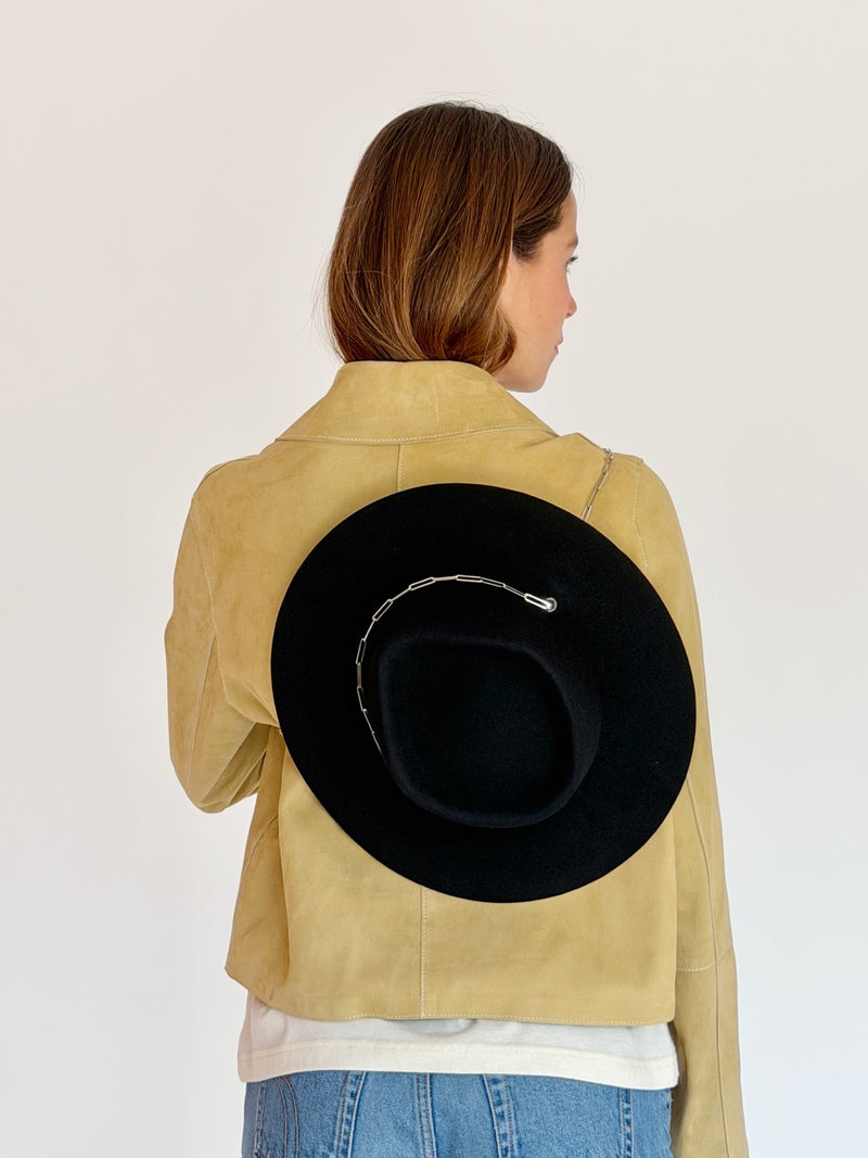Sombrero de Fieltro Ulysse Plata - Negro