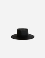 Ulysse Silver Felt Hat - Black