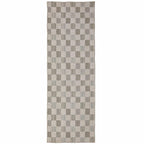 Muted Checkerboard – Tvättbar gångmatta