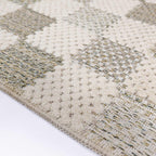 Muted Checkerboard – Tvättbar gångmatta