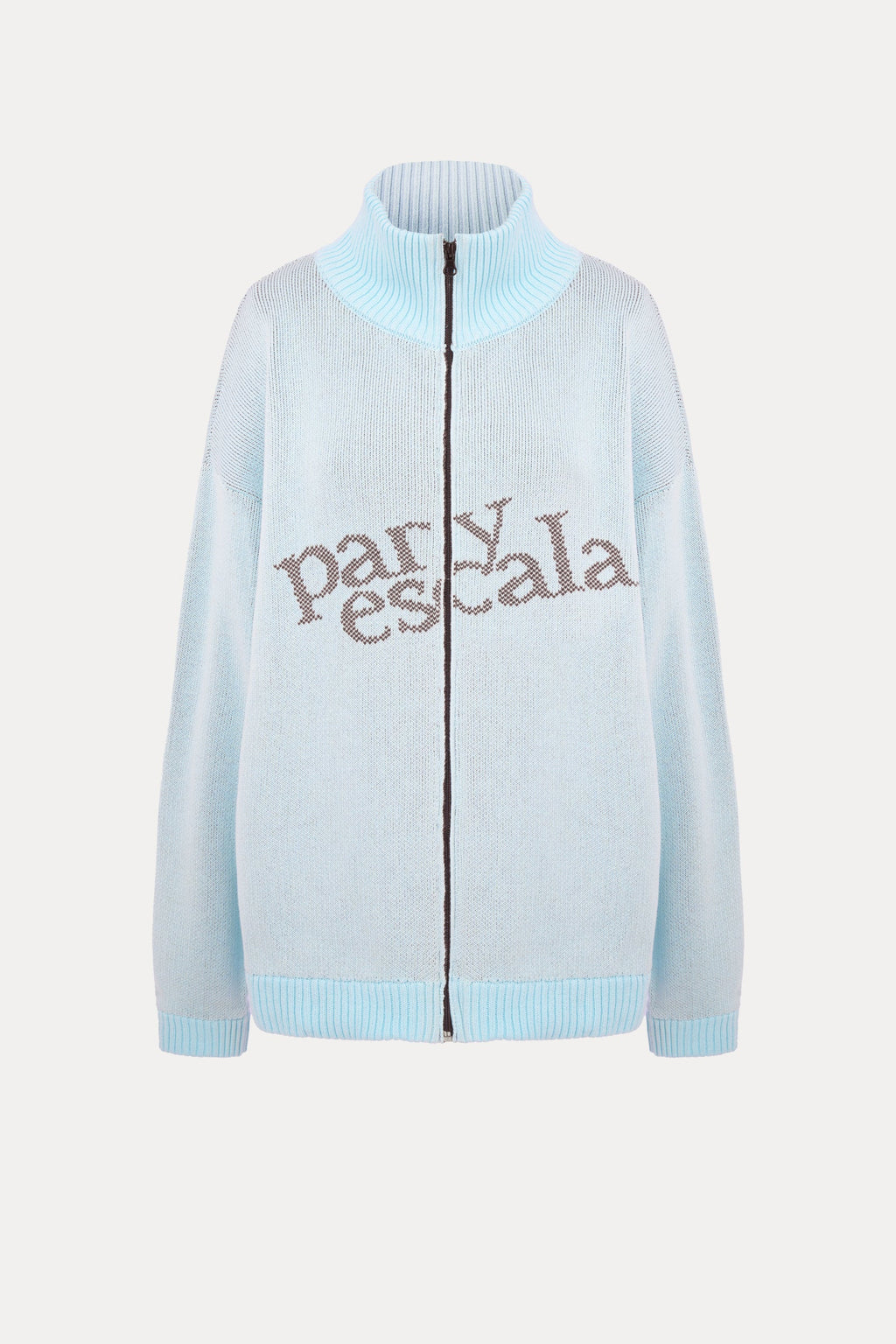 Cardigan Zippé Blue