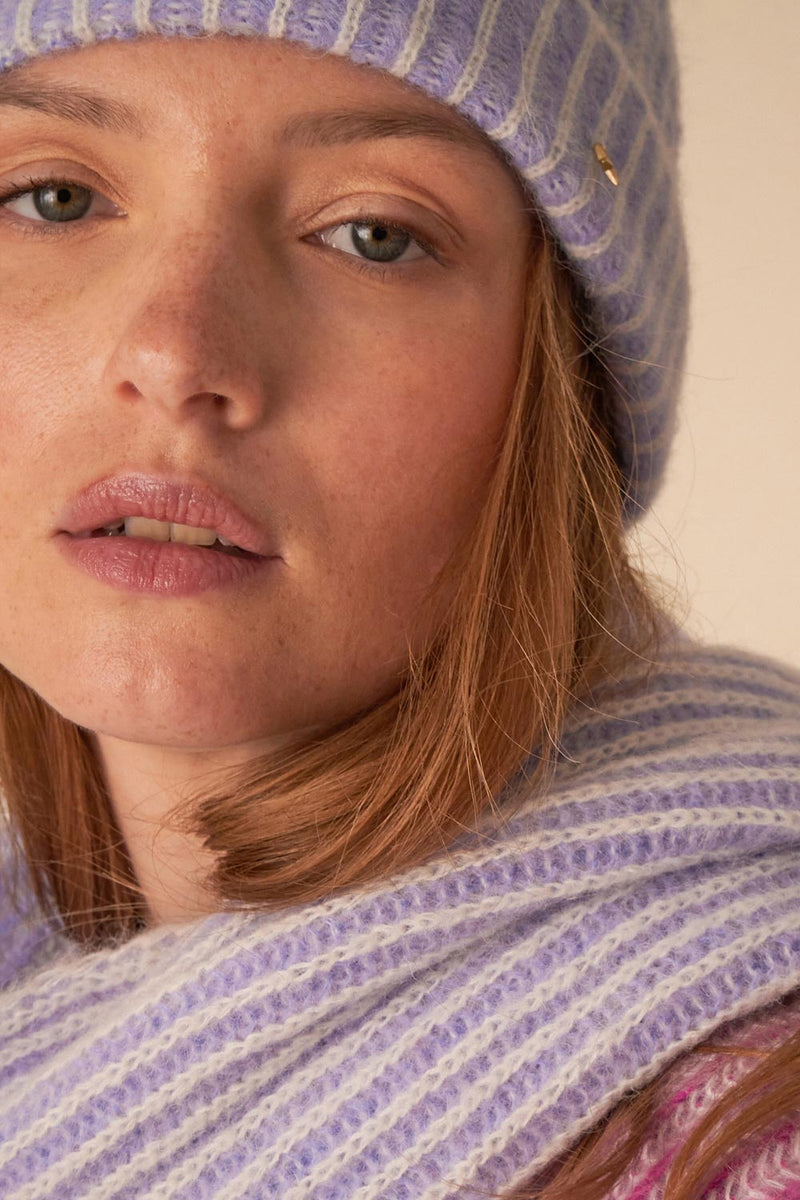 Charline Beanie - Ecru/Ice