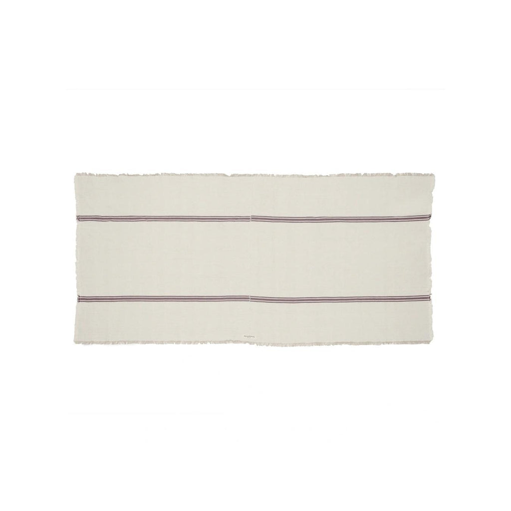 Chevron Linen Tablecloth - Charlot - Fig