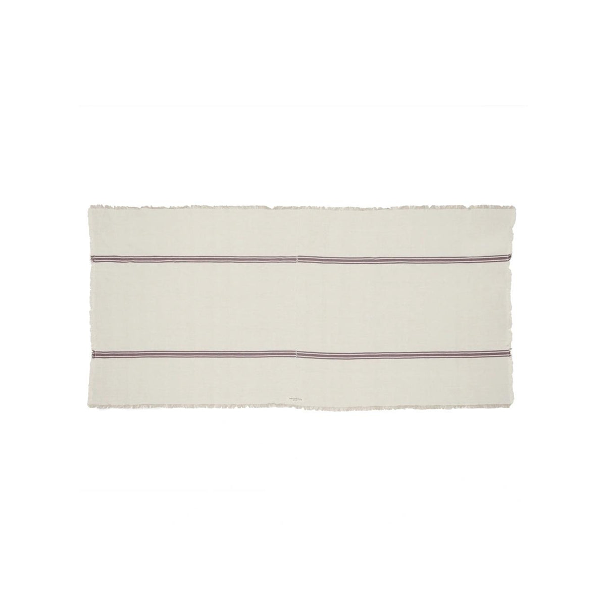 Chevron Linen Tablecloth - Charlot - Fig