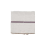Chevron Linen Tablecloth - Charlot - Fig
