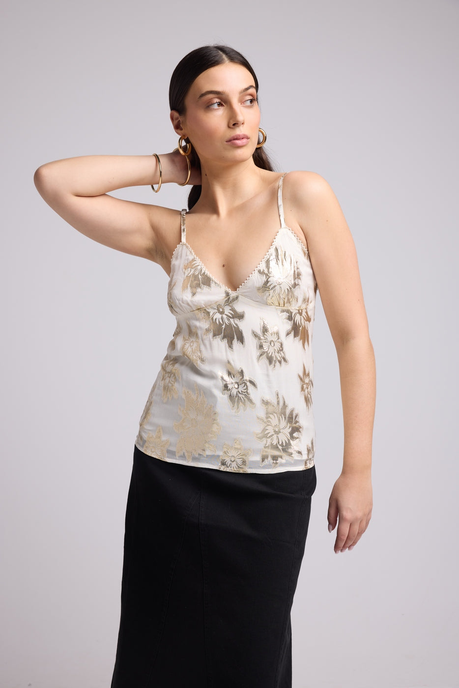 Camiseta sin mangas - Charlotte - Blanco