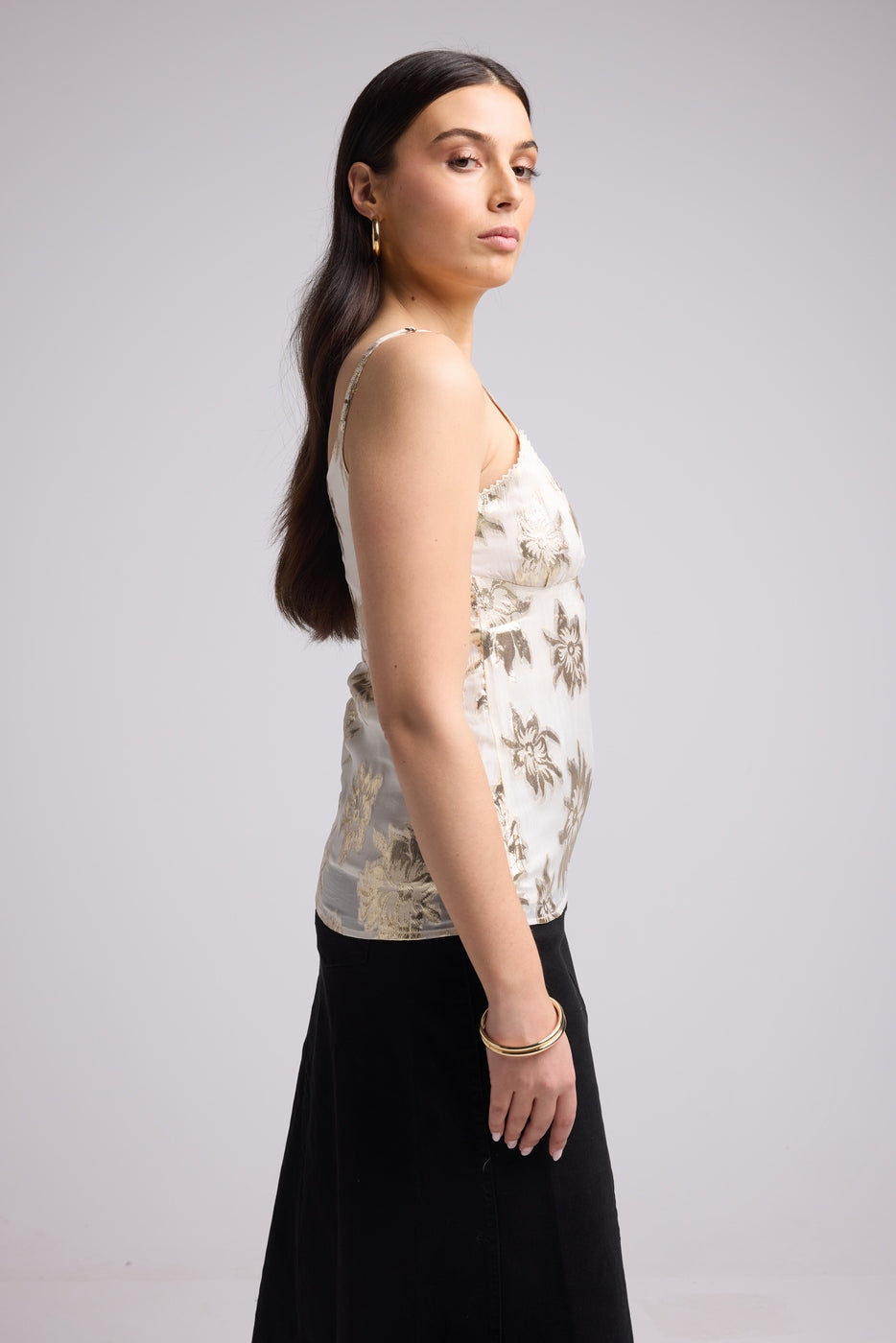 Camiseta sin mangas - Charlotte - Blanco